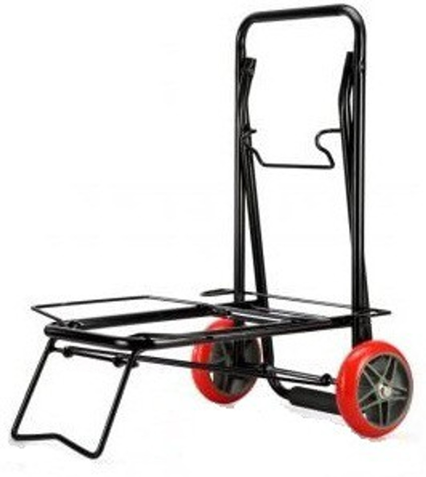 SHOPO Small Two Wheels Foldable Cart Luggage Trolley Price in
