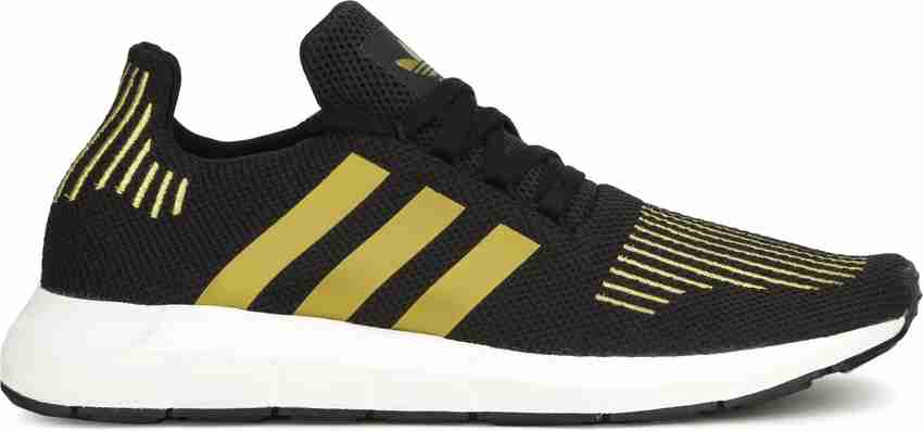 Women's adidas swift hotsell run black gold