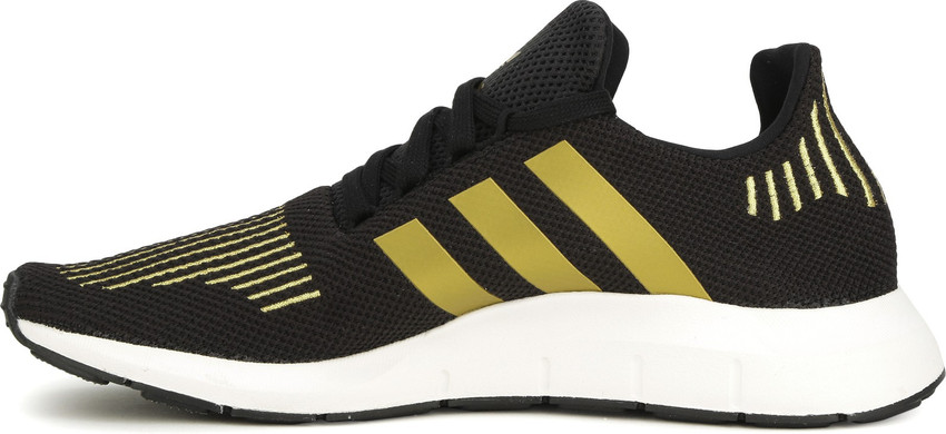 Women's swift run outlet black and gold