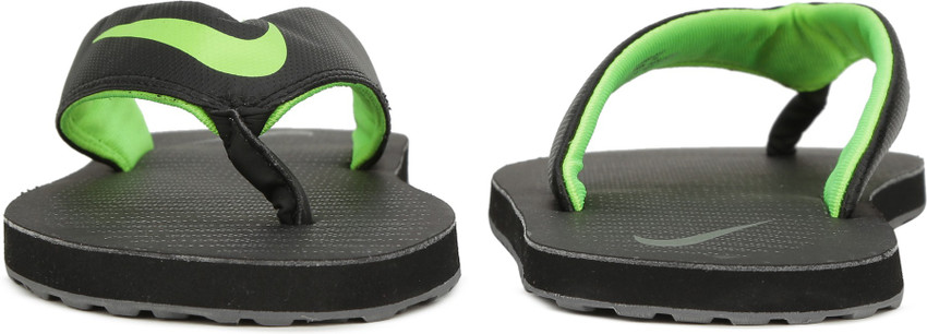 Nike chroma thong shop 5 black and green