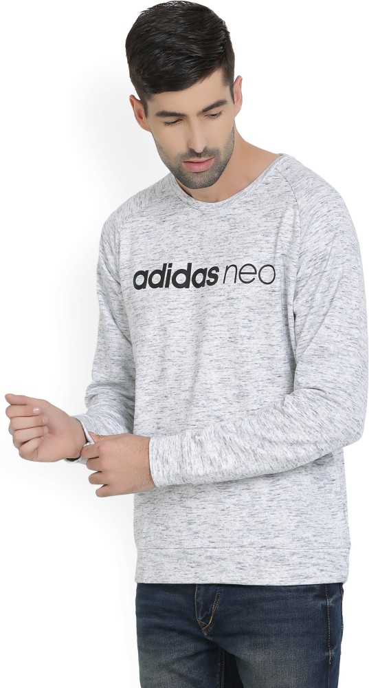 Echter concert Aangenaam kennis te maken ADIDAS NEO Full Sleeve Solid Men Sweatshirt - Buy Grey ADIDAS NEO Full  Sleeve Solid Men Sweatshirt Online at Best Prices in India | Flipkart.com