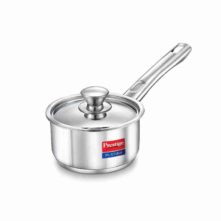 Prestige Platina Stainless Steel Sauce Pan 14 cm diameter with Lid