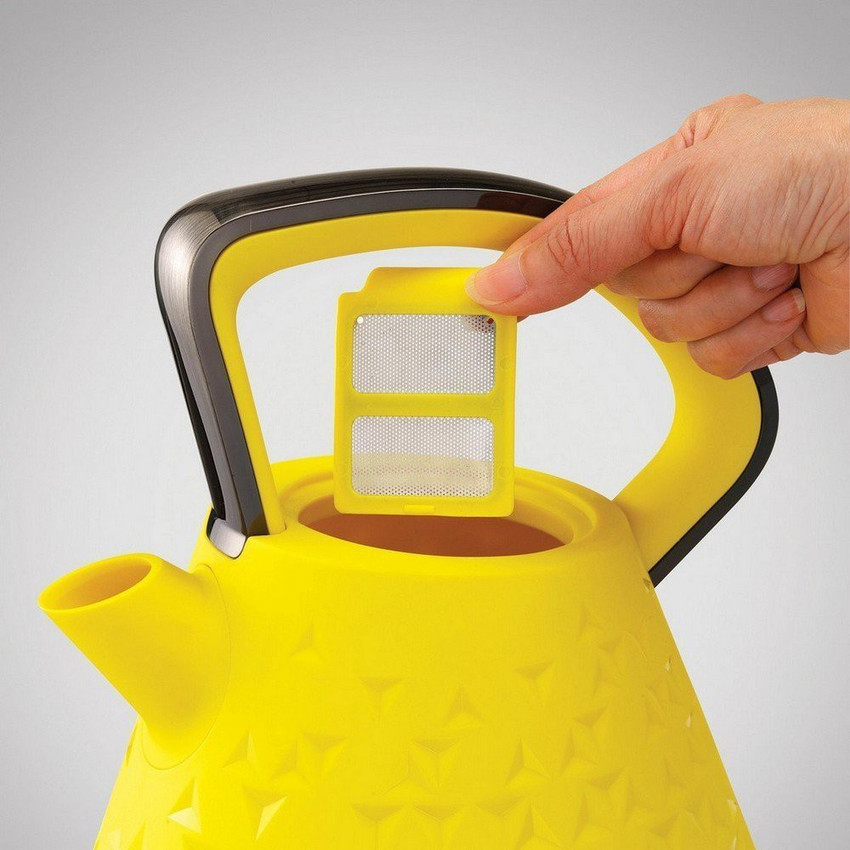 Morphy richards yellow kettle shop