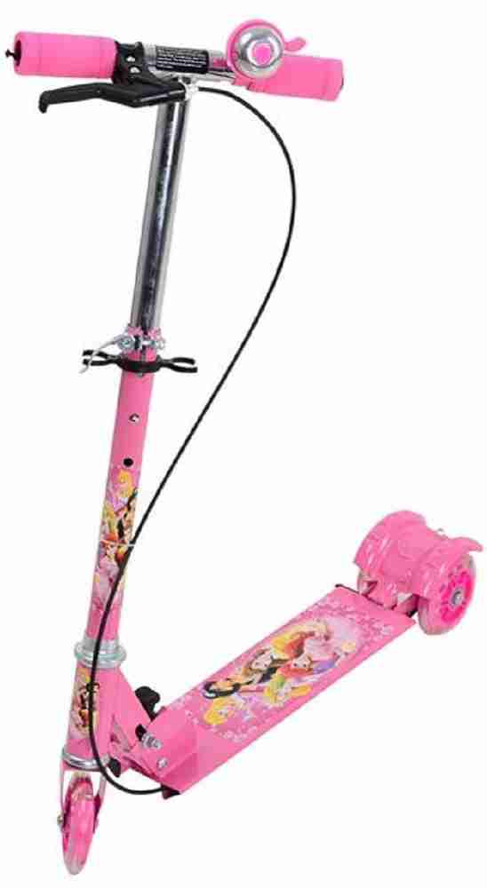 Fabofly 3 Wheel Folding Barbie Scooter with LED lights on wheel and Bell Handbrakes 3 Wheel Folding Barbie Scooter with LED lights on wheel and Bell Handbrakes Buy