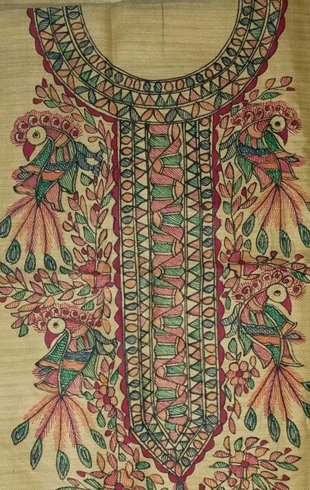 Mithila Pattern Design Patterns For Painting On Kurtis