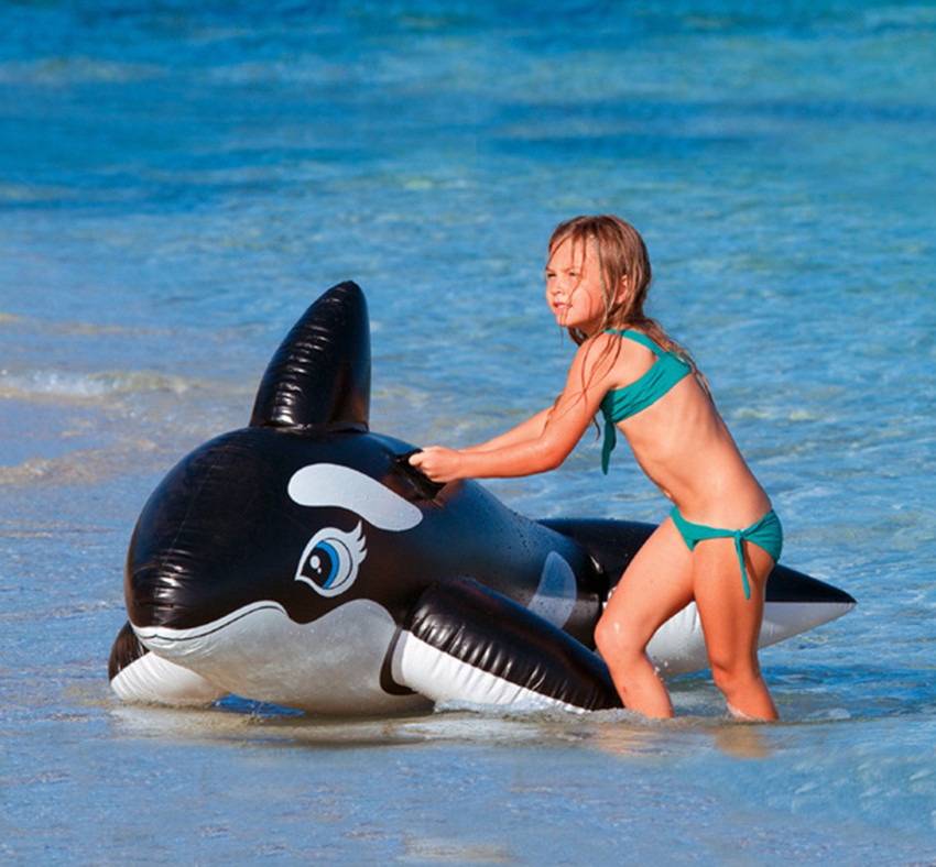 whale inflatable pool
