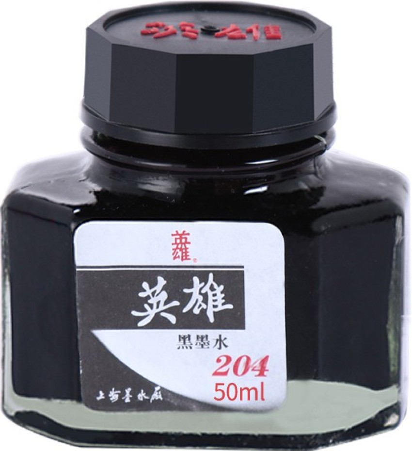 Hero 50ml Fountain Pen Ink 201 203 204 Dip Pen Ink Hexagon Bottle