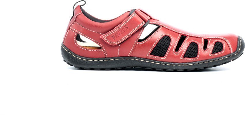 PAVERS ENGLAND Men Red Sandals Buy PAVERS ENGLAND Men Red