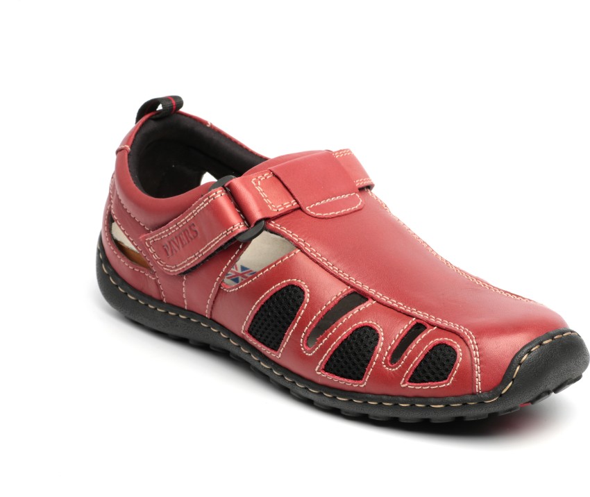 Pavers deals red sandals