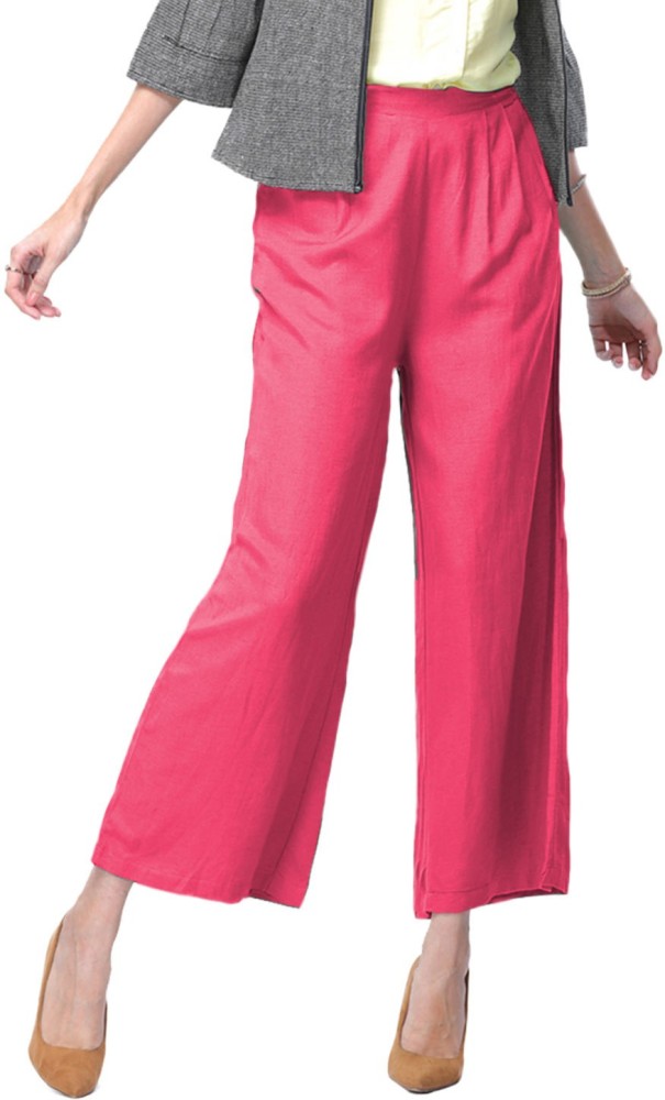 Buy Go Colors! Olive Green Mid Rise Pants for Women Online @ Tata CLiQ