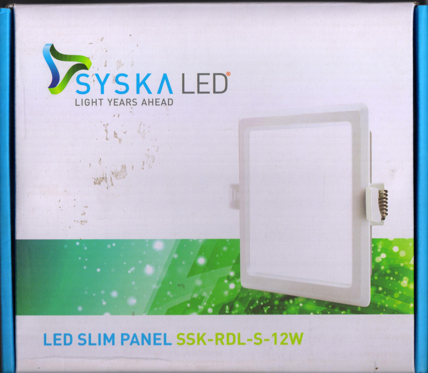 Syska 12 watt panel light 2025