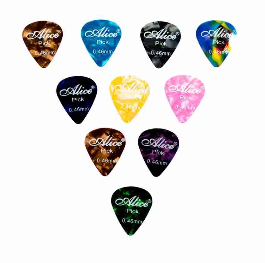 Ebullient Art Multicolor Assorted Guitar Picks .46mm Set of 10 Guitar Pick Price in India Buy Ebullient Art Multicolor Assorted Guitar Picks .46mm Set of 10 Guitar Pick online at Flipkart