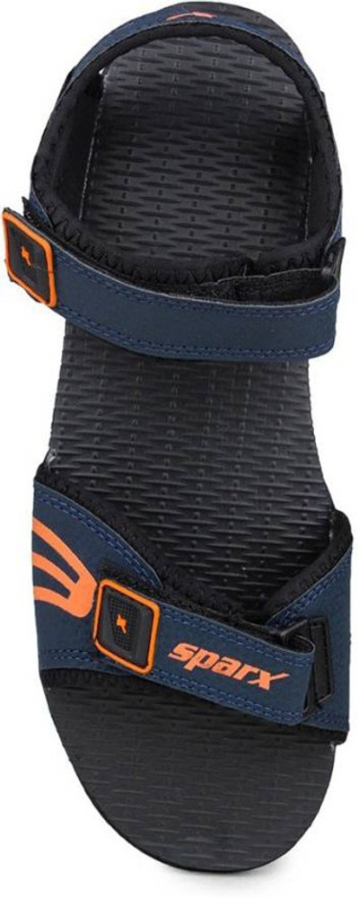 Sparx navy blue orange sandals shop