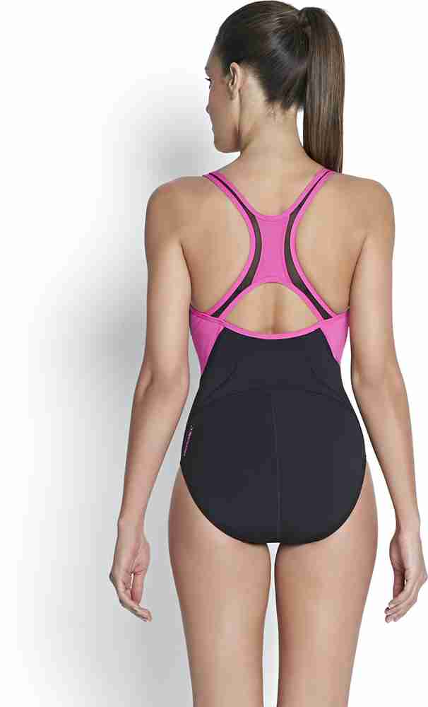 Speedo Female Swimwear Speedo Fit Pinnacle Kickback Buy Black
