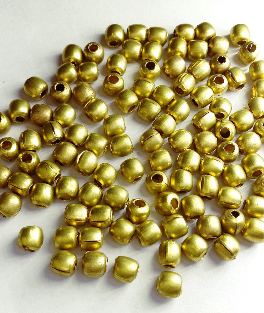 SPARKLE Findings for jewelry making Metal Ball Brass Size 6mm