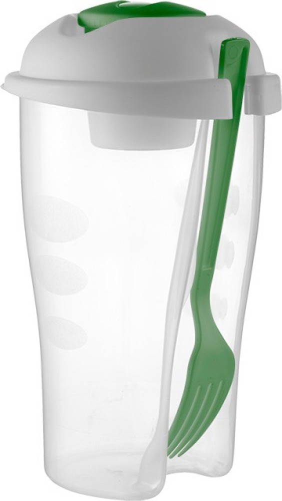 fresh salad container serving cup shaker