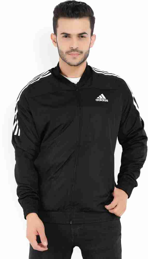 Mens adidas sales black jacket