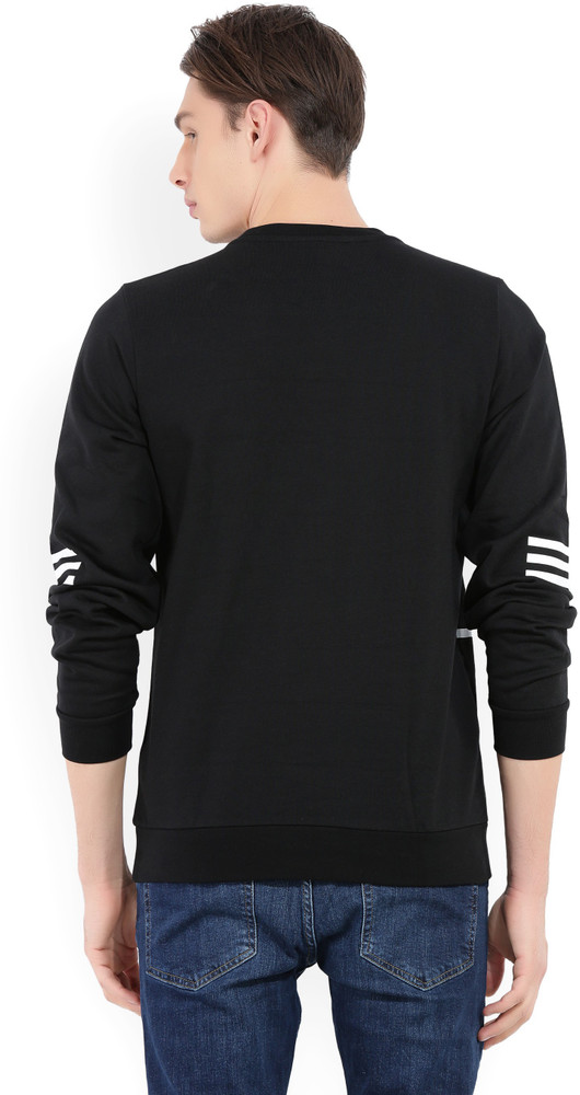 Adidas full sleeve solid men's sweatshirt top