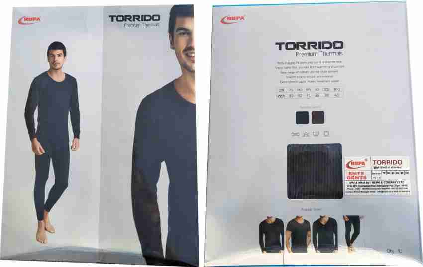 Rupa Torrido Premium Thermal (set of 2) Men Top Thermal - Buy Rupa Torrido  Premium Thermal (set of 2) Men Top Thermal Online at Best Prices in India