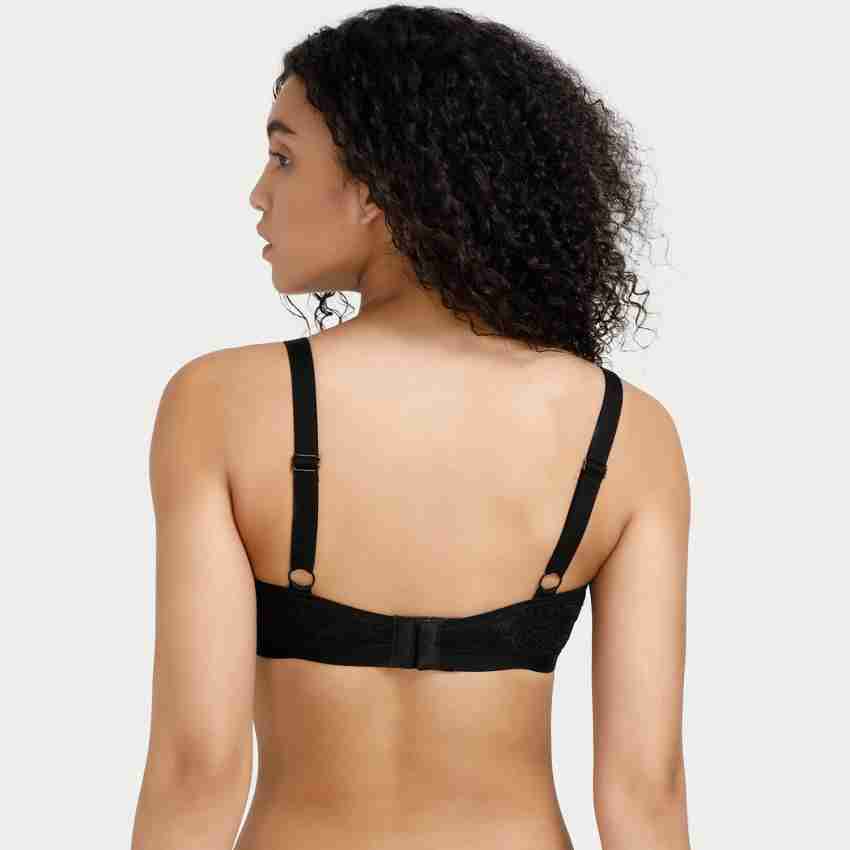 Zivame T-Shirt : Buy Zivame Rosaline Double Layered Non-wired 3-4th  Coverage T-shirt Bra (pack Of 2) Online