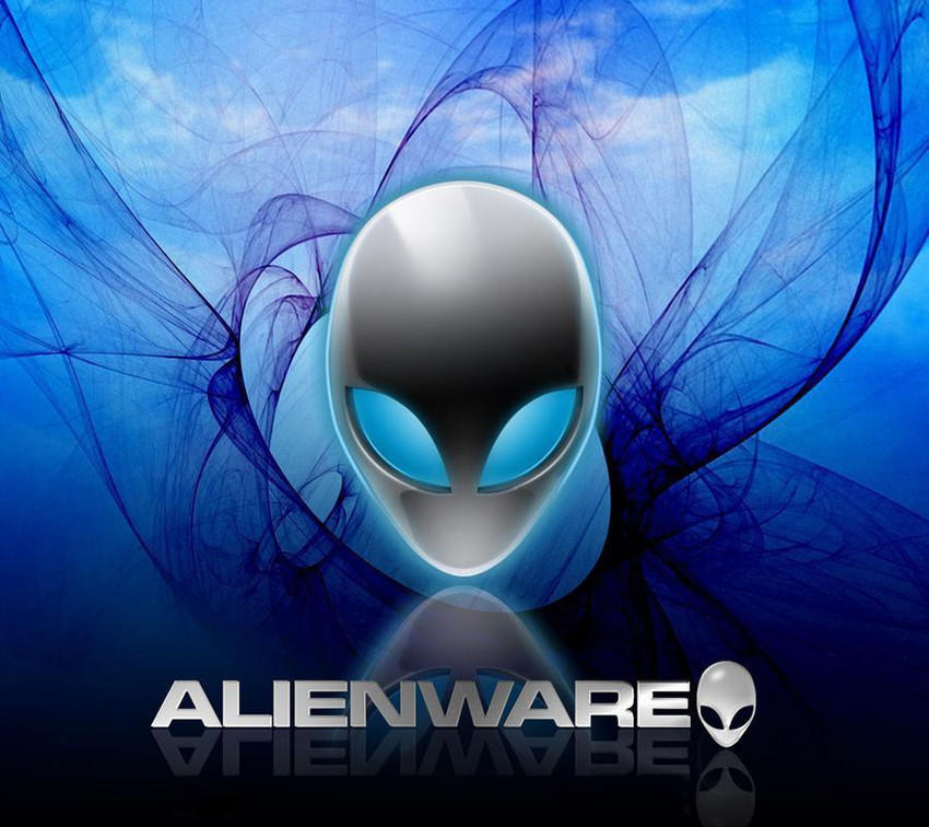 logo alienware bleu