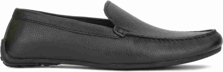 CLARKS Reazor Edge Black Leather Loafer For Men Buy Black