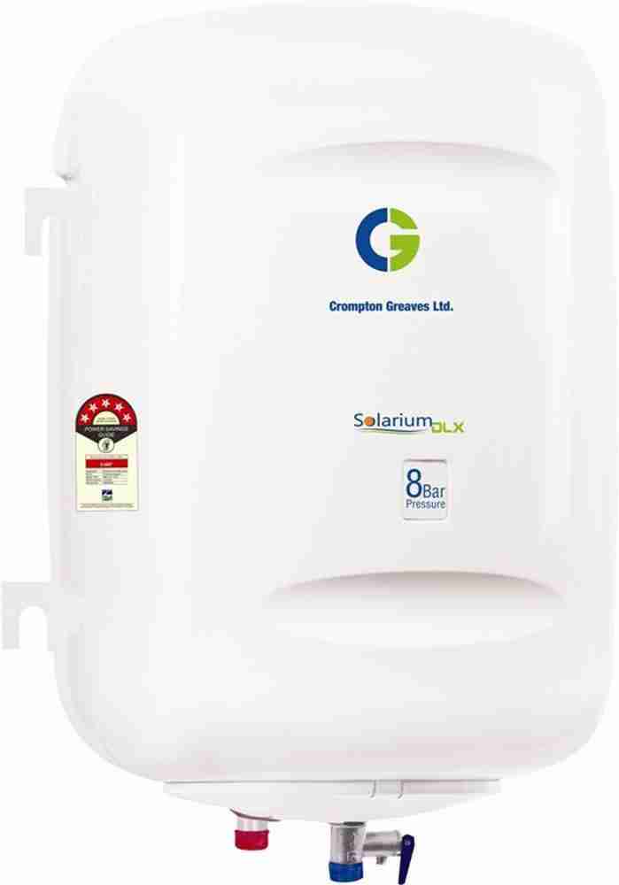 Crompton 15 L Storage Water Geyser (Solarium DLX SWH815, Ivory) Price in  India - Buy Crompton 15 L Storage Water Geyser (Solarium DLX SWH815, Ivory)  online at Flipkart.com