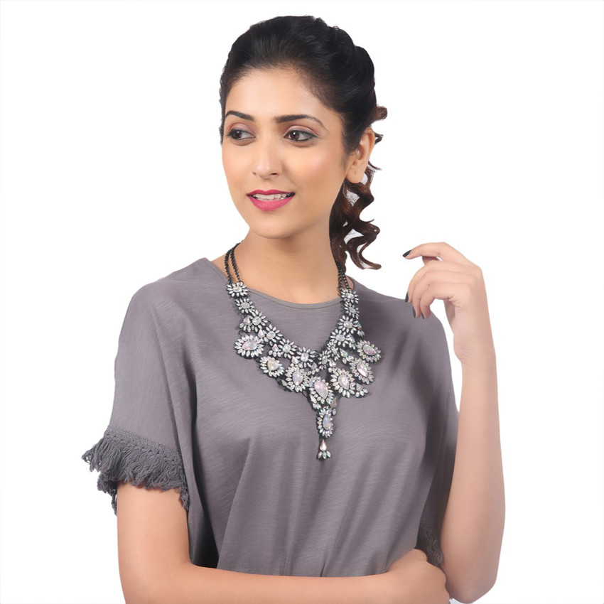 Heavy stone necklace new arrivals