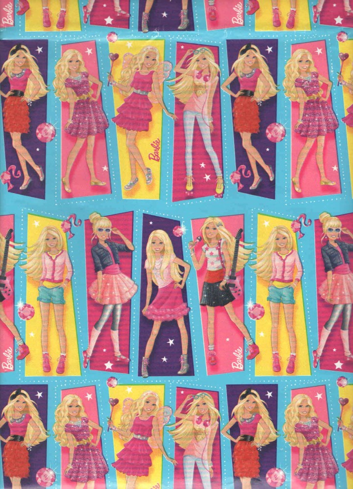 Barbie birthday wrapping paper new arrivals