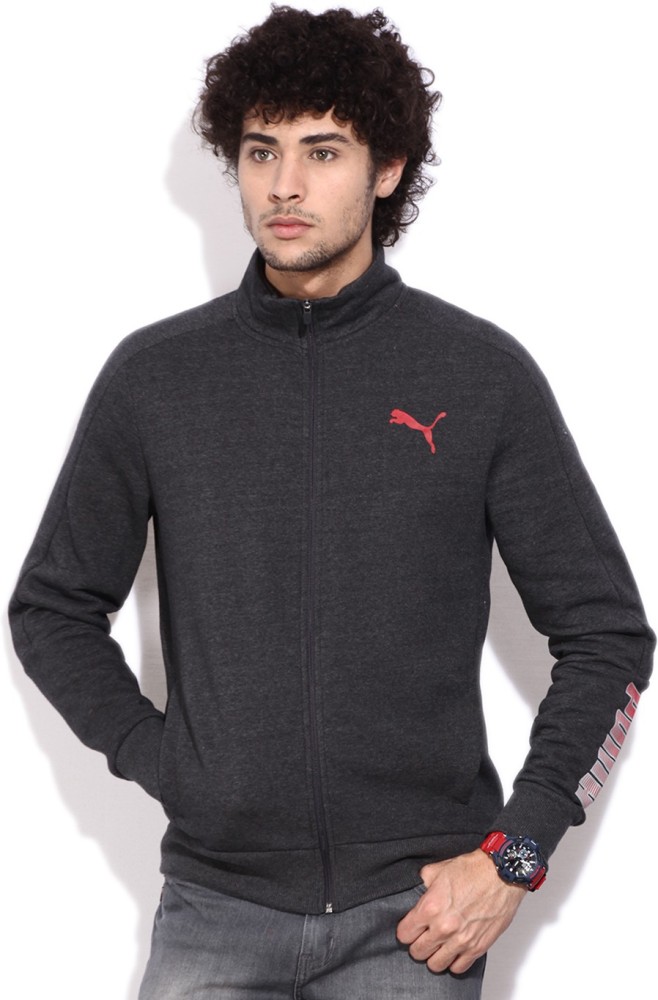 PUMA Full Sleeve Solid Men Wind Cheater Jacket Buy Dark Gray Heather PUMA Full Sleeve Solid Men Wind Cheater Jacket Online at Best Prices in India Flipkart