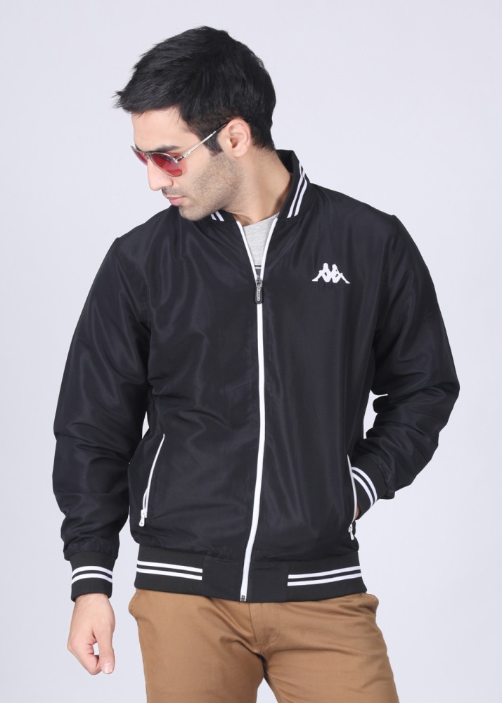 Kappa Full Sleeve Men Jacket Buy Black Kappa Full Sleeve Solid Men Jacket Online at Best Prices in India | Flipkart.com
