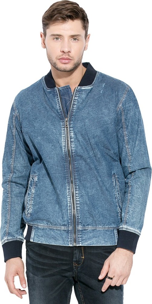 MUFTI Full Sleeve Solid Men Denim Jacket Buy Indigo MUFTI Full Sleeve Solid Men Denim Jacket Online at Best Prices in India Flipkart