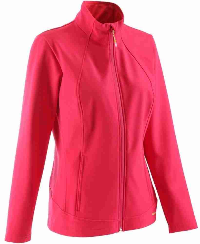 QUECHUA by Decathlon Full Sleeve Solid Women Fleece Jacket - Buy Pink  QUECHUA by Decathlon Full Sleeve Solid Women Fleece Jacket Online at Best  Prices in India