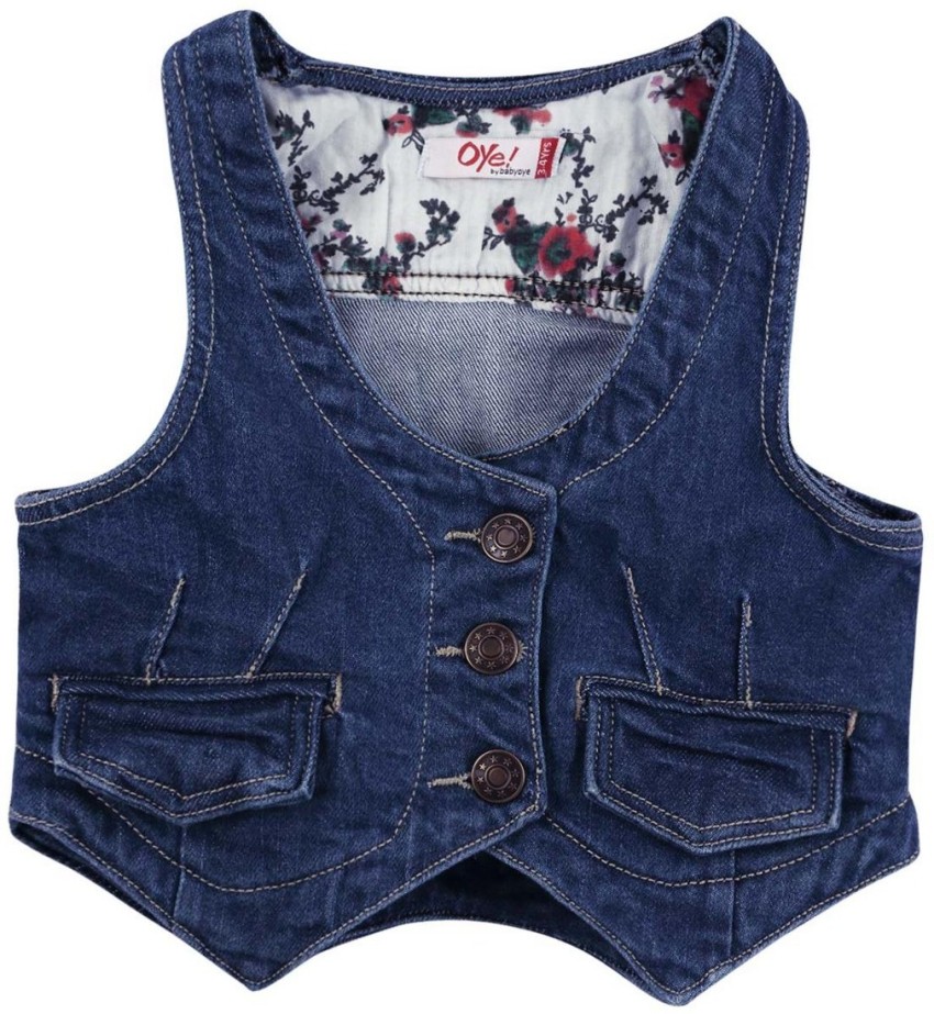 Denim sales vest baby