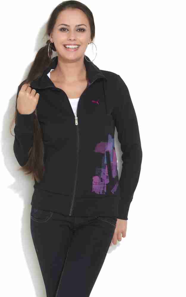 PUMA Full Sleeve Solid Women Jerkin Jacket Buy black PUMA Full