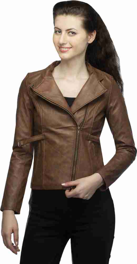 Ladies leather 2025 jacket flipkart