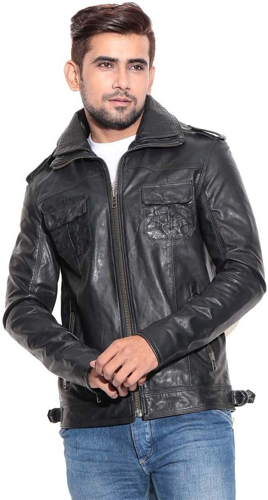 Bare Skin Full Sleeve Solid Men Jacket Buy Black Bare Skin Full