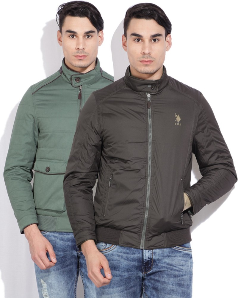 U.S. POLO ASSN. Full Sleeve Solid Men Jacket Buy OLIVE U.S. POLO ASSN. Full Sleeve Solid Men Jacket Online at Best Prices in India Flipkart