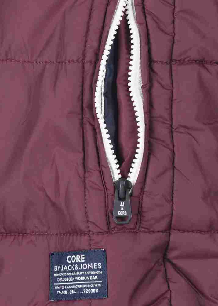 jack and jones burgundy jacket