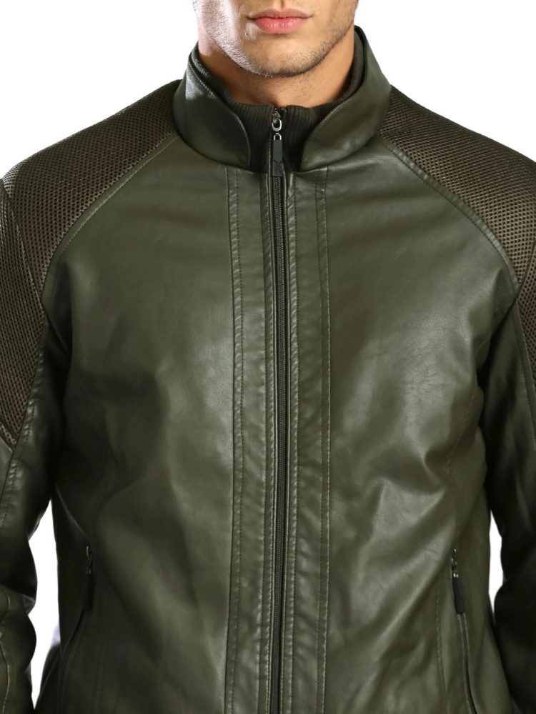 Hrx leather shop jackets