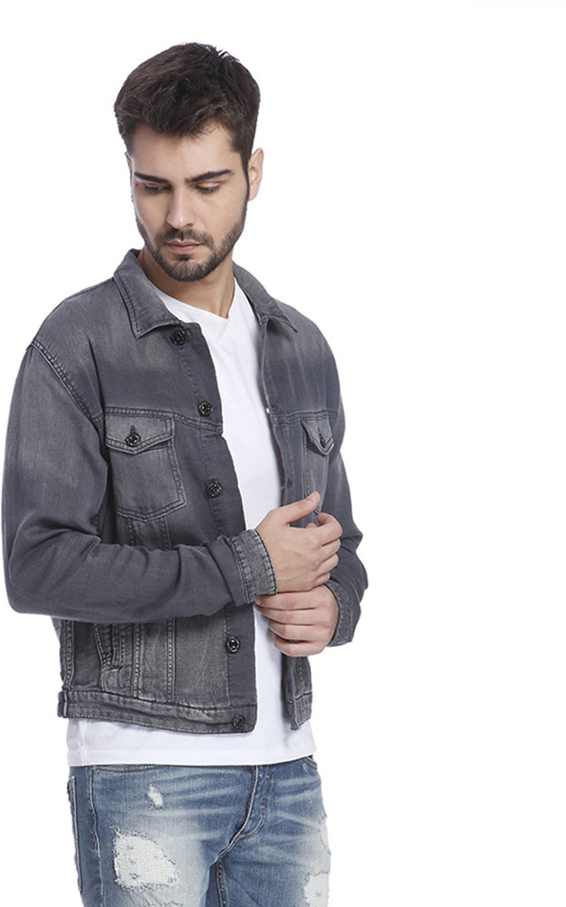 Aggregate more than 142 grey denim jacket outfit super hot dedaotaonec