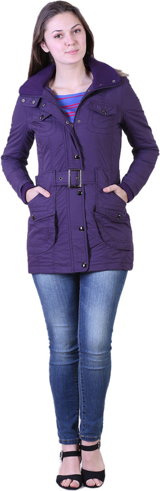 Oner Full Sleeve Solid Women Jerkin Jacket Buy Purple Oner Full