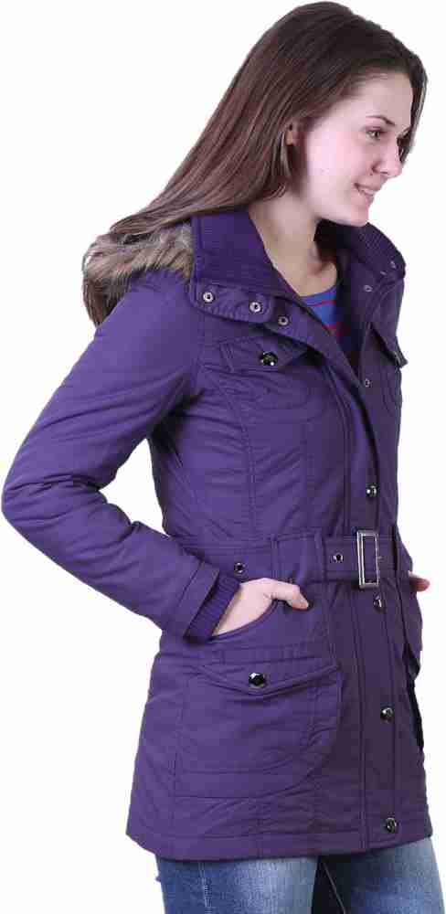 Womens on sale purple parka