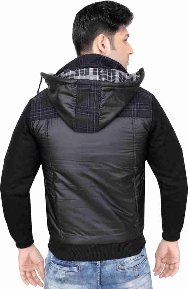 Men's casual jacket hot sale hooded cardigan sweatshirt w14