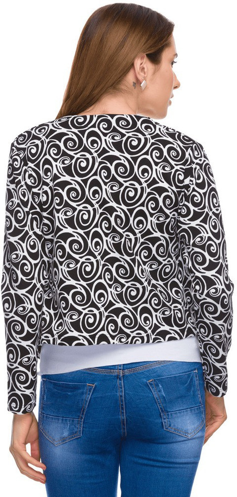 Insense By Shoppers Stop Full Sleeve Printed Women Jacket Buy Black Insense By Shoppers Stop Full Sleeve Printed Women Jacket Online at Best Prices in India Flipkart