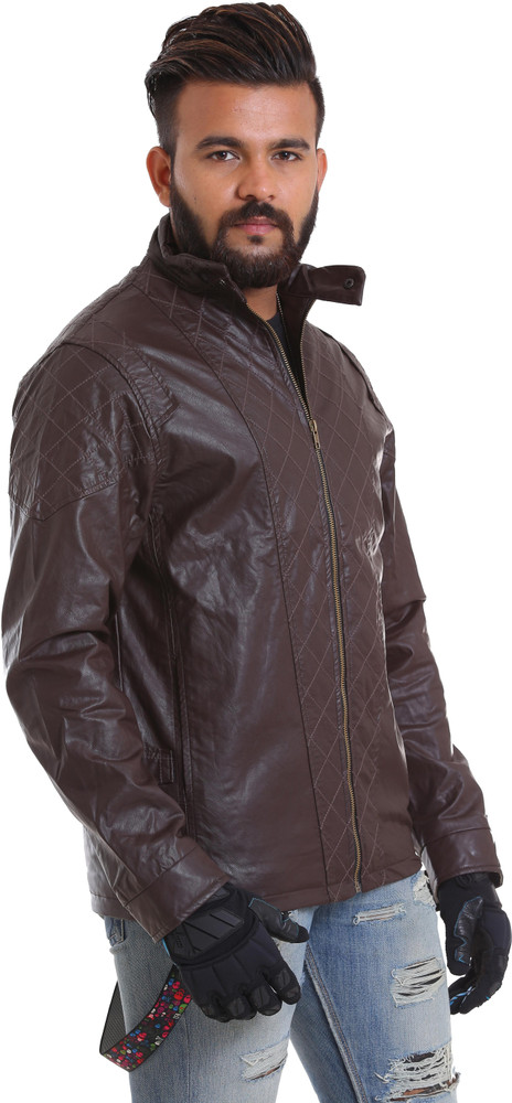 Colors Blends Full Sleeve Solid Men Jacket Buy Coffee Brown