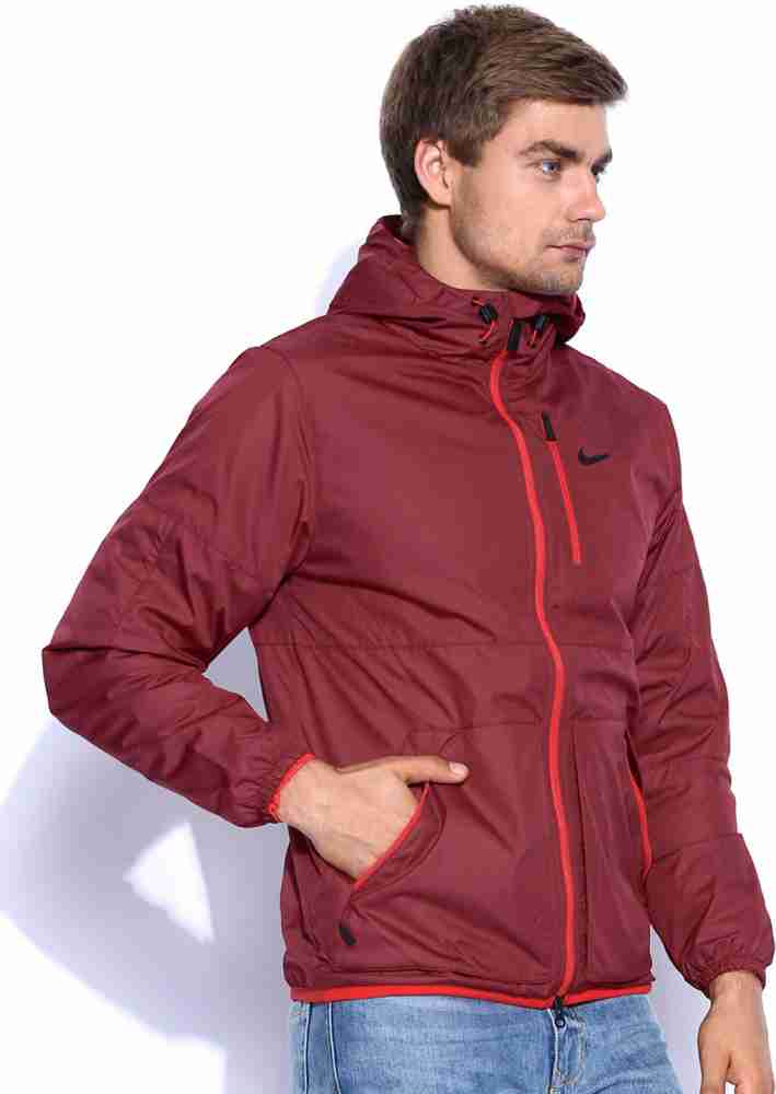 Maroon nike jacket on sale