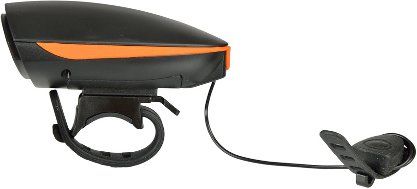Dark Horse Bicycle 5 Sound Ultra Loud Horn Battery Operated Orange