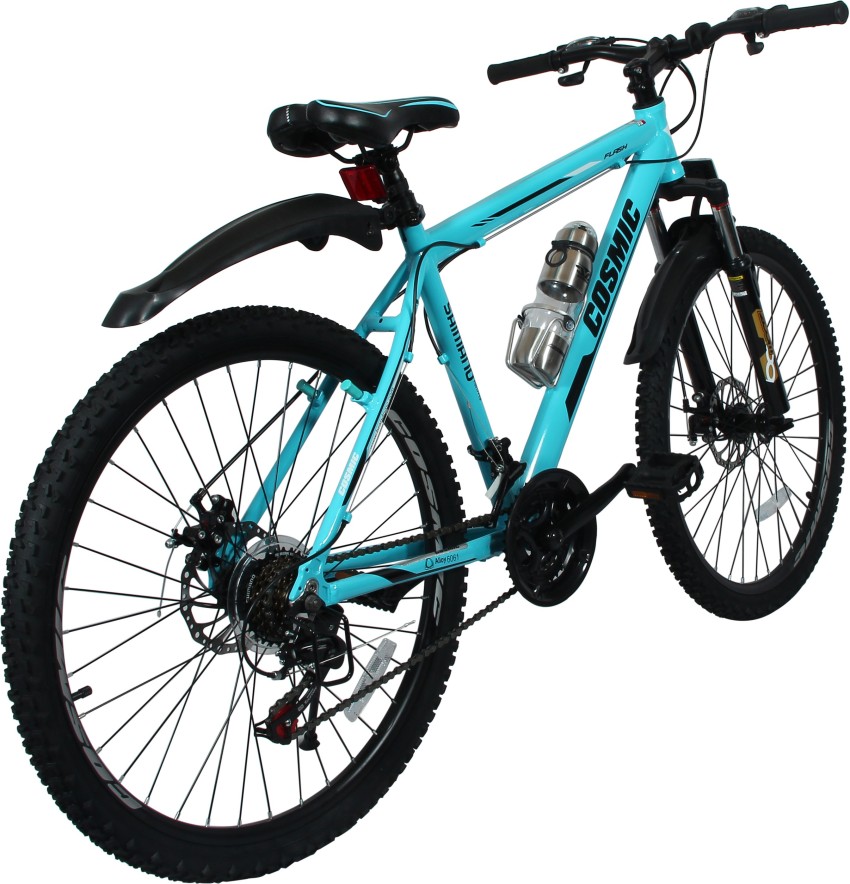 COSMIC FLASH MTB BICYCLE 21 SPEED BLUE WHITE 26 T Mountain