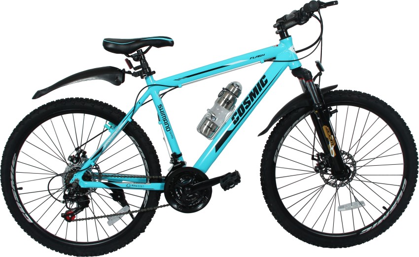 COSMIC FLASH MTB BICYCLE 21 SPEED BLUE WHITE 26 T Mountain